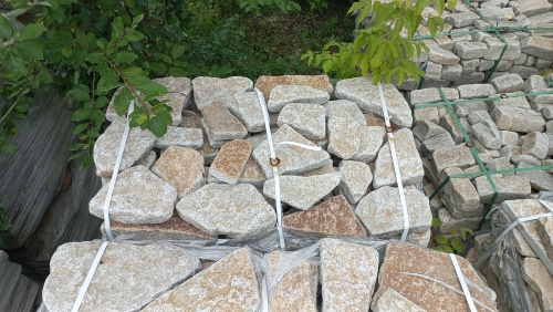 Гранитный плитняк галтованный для парковки купить в Ирбите