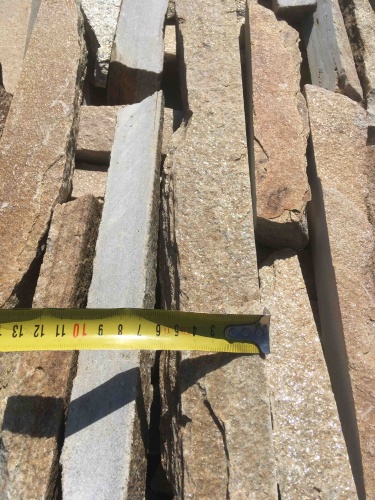 Горбушка златолит золотистый для облицовки купить в Ирбите