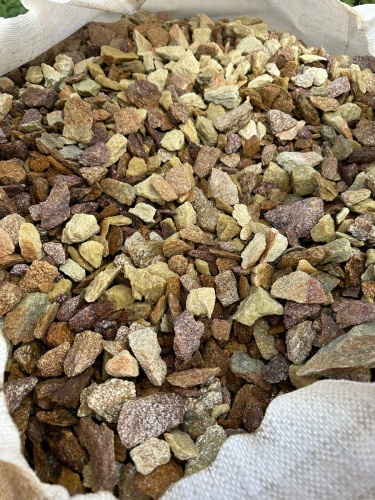 Златолит персиковый декоративная каменная крошка купить в Ирбите