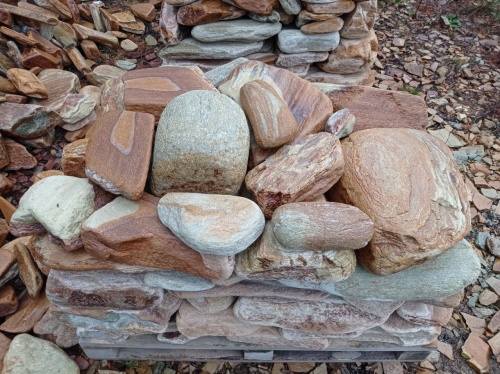 Златолит жёлтый, жёлто-зелёный глыбки и валуны для ланшафтного дизайна купить в Ирбите