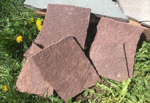 Плитняк лемезит бордовый для цоколя 1,5-2 см купить в Ирбите