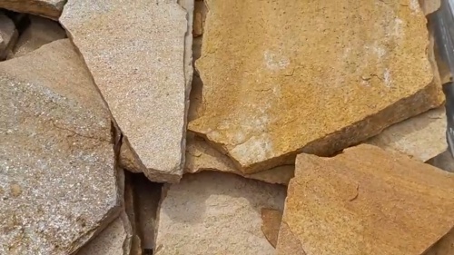 Плитняк златолит жёлтый для фасада 1,5-3 см купить в Ирбите