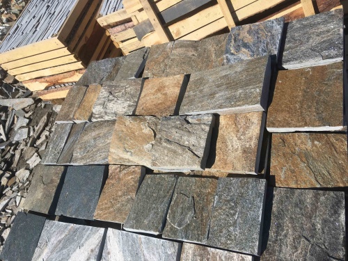 Плитка пилёная златолит Уральский для фасада купить в Ирбите