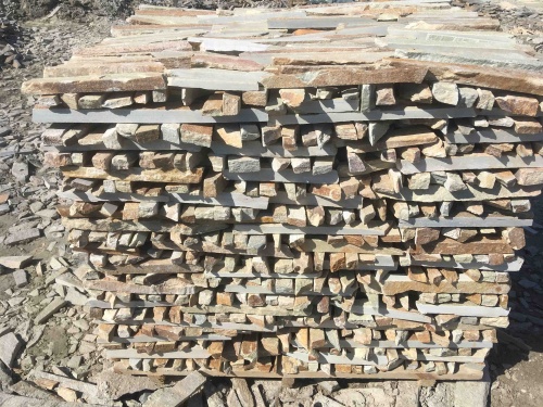 Горбушка златолит золотистый для облицовки купить в Ирбите