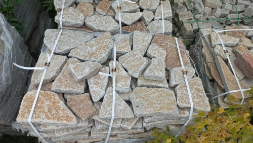 Гранитный плитняк галтованный для парковки купить в Ирбите