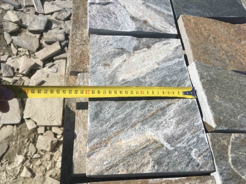 Плитка пилёная златолит Уральский для фасада купить в Ирбите