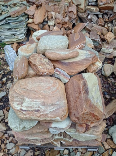 Златолит жёлтый, жёлто-зелёный глыбки и валуны для ланшафтного дизайна купить в Ирбите