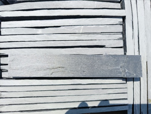 Плитка чёрная из натурального камня фасадная 30 см * 5 см, толщина 7 мм -30 мм купить в Ирбите